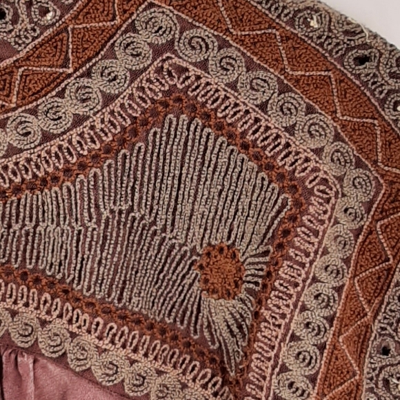 Free People Embroidered Long Sleeve Blouse Small - Picture 8 of 9